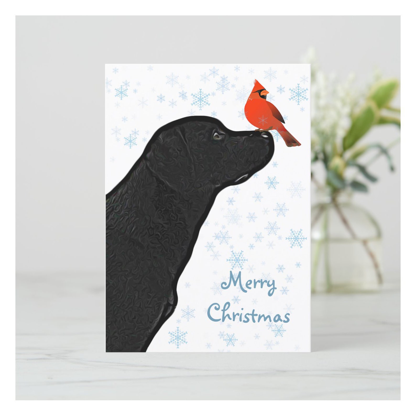 Black Lab Christmas Cards 