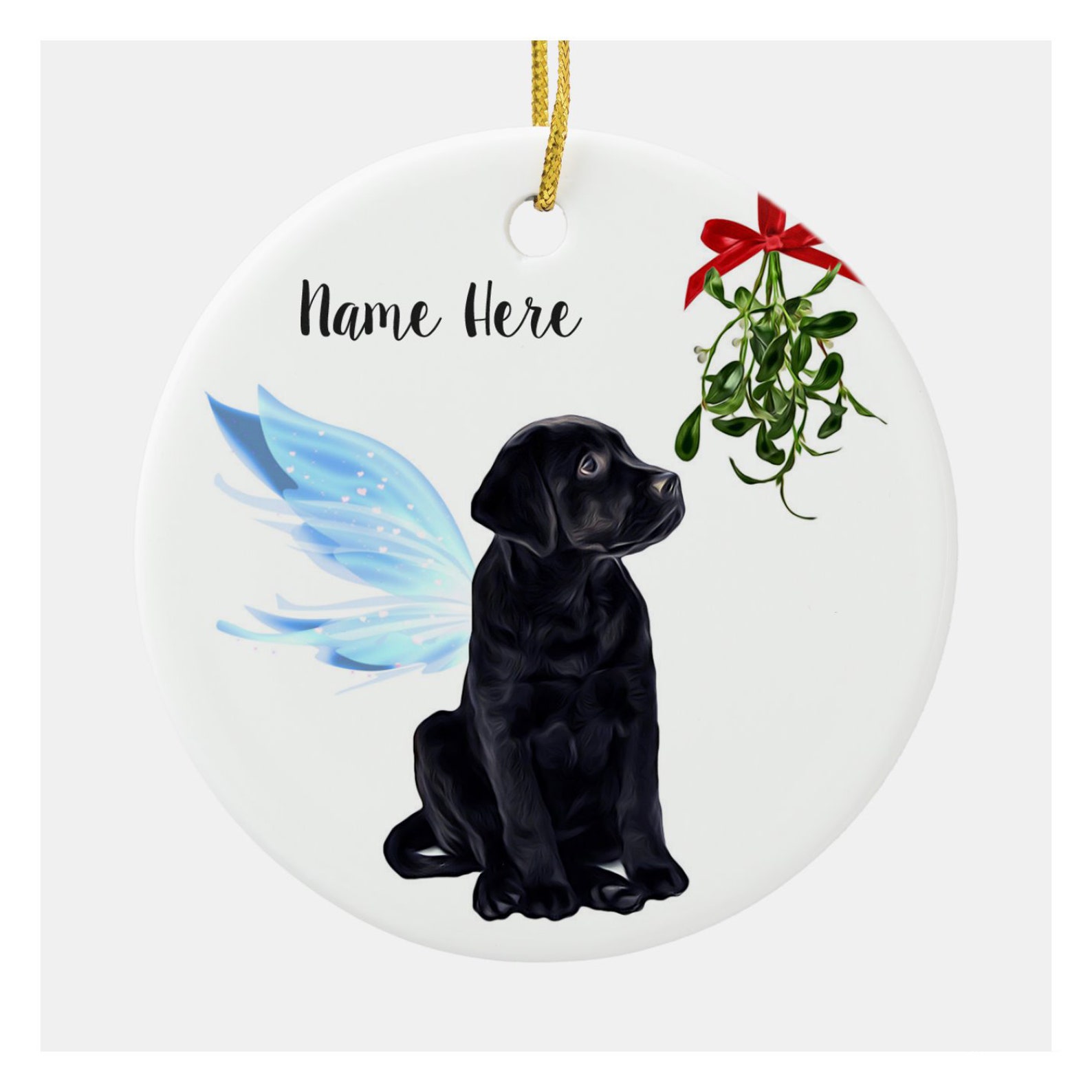 Black Lab Angel Black Lab Ornament Labrador Angel Ornament Etsy