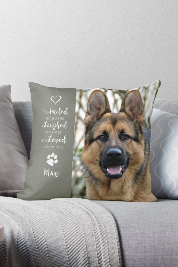 Pet Memorial Dog Photo Pillow | Etsy Pet Photo Pillow 5MHAL Pet Memorial