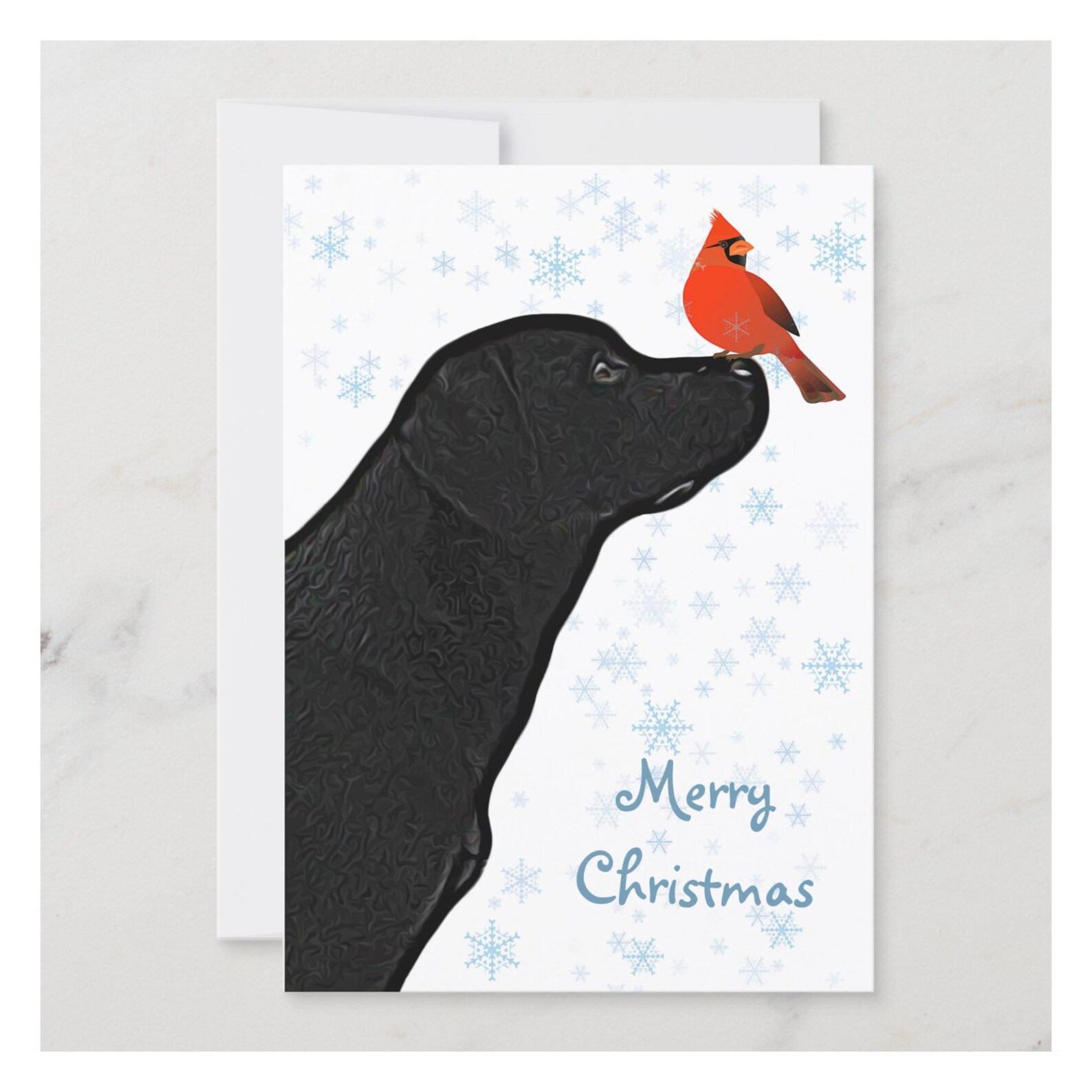 Black Labrador Christmas Cards 