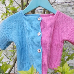 Candy pink cardigan size 18 months