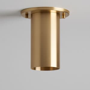 Modern Semi Flush - Brass Light Fixture - Mid-Century Modern Flush Mount - Classic Look
