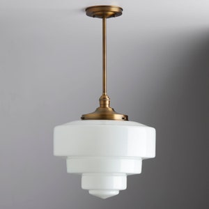 White glass ceiling light hot sale