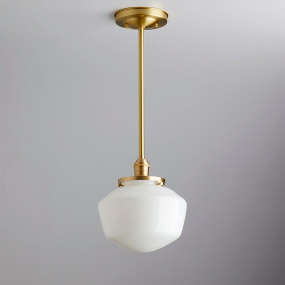 8 Schoolhouse Lighting Pendant Fixture 