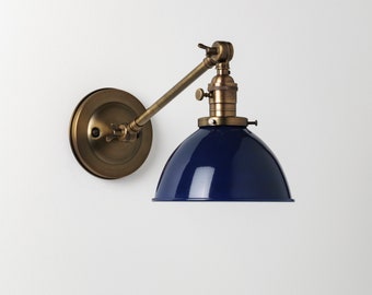 Wall Sconce Lighting with Metal Dome Shade