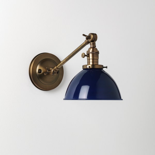 Wall Sconce Lighting with Metal Dome Shade