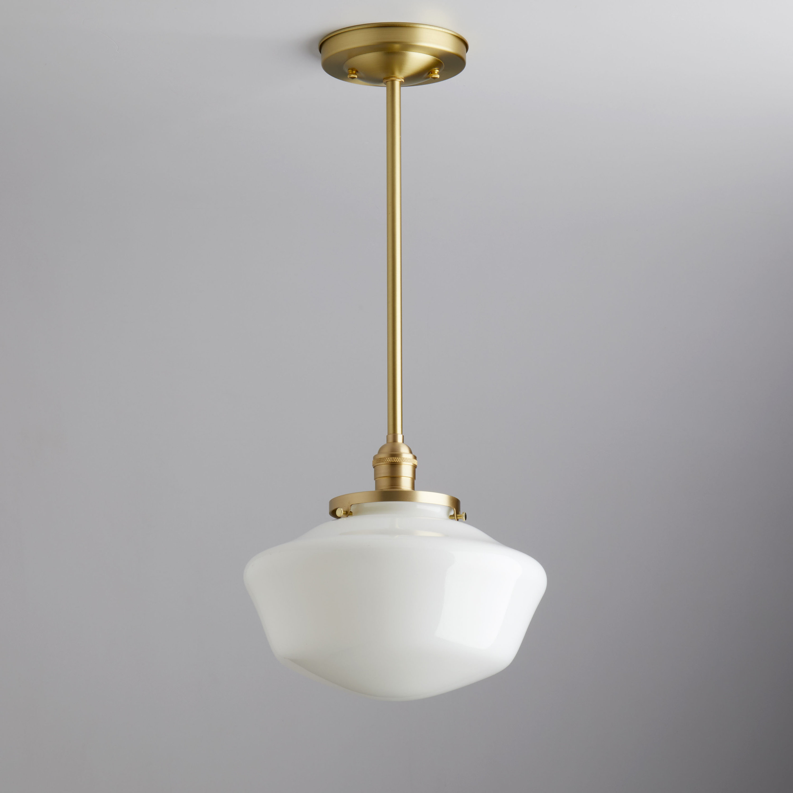 Brass 2024 schoolhouse pendant