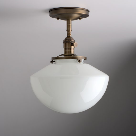 Striped schoolhouse light deals