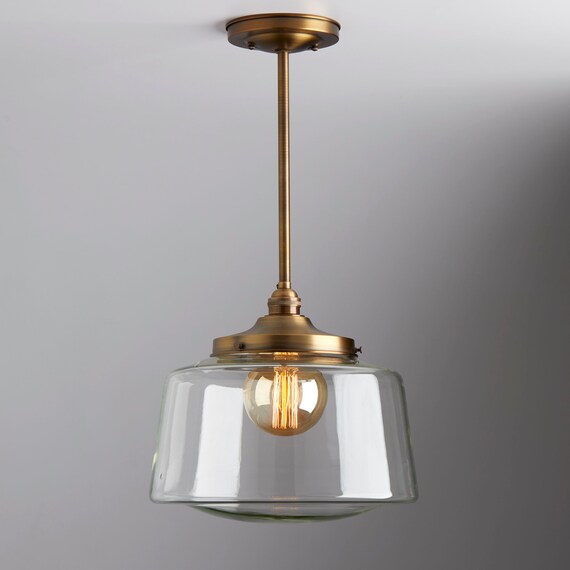 Mid Century Modern Downrod Pendant 