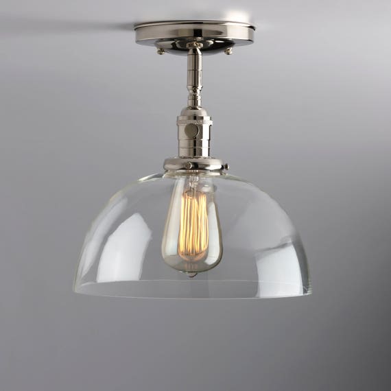 Flush mount ceiling light clearance glass