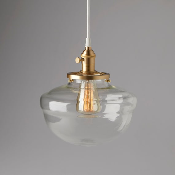 Schoolhouse globe light fixture deals