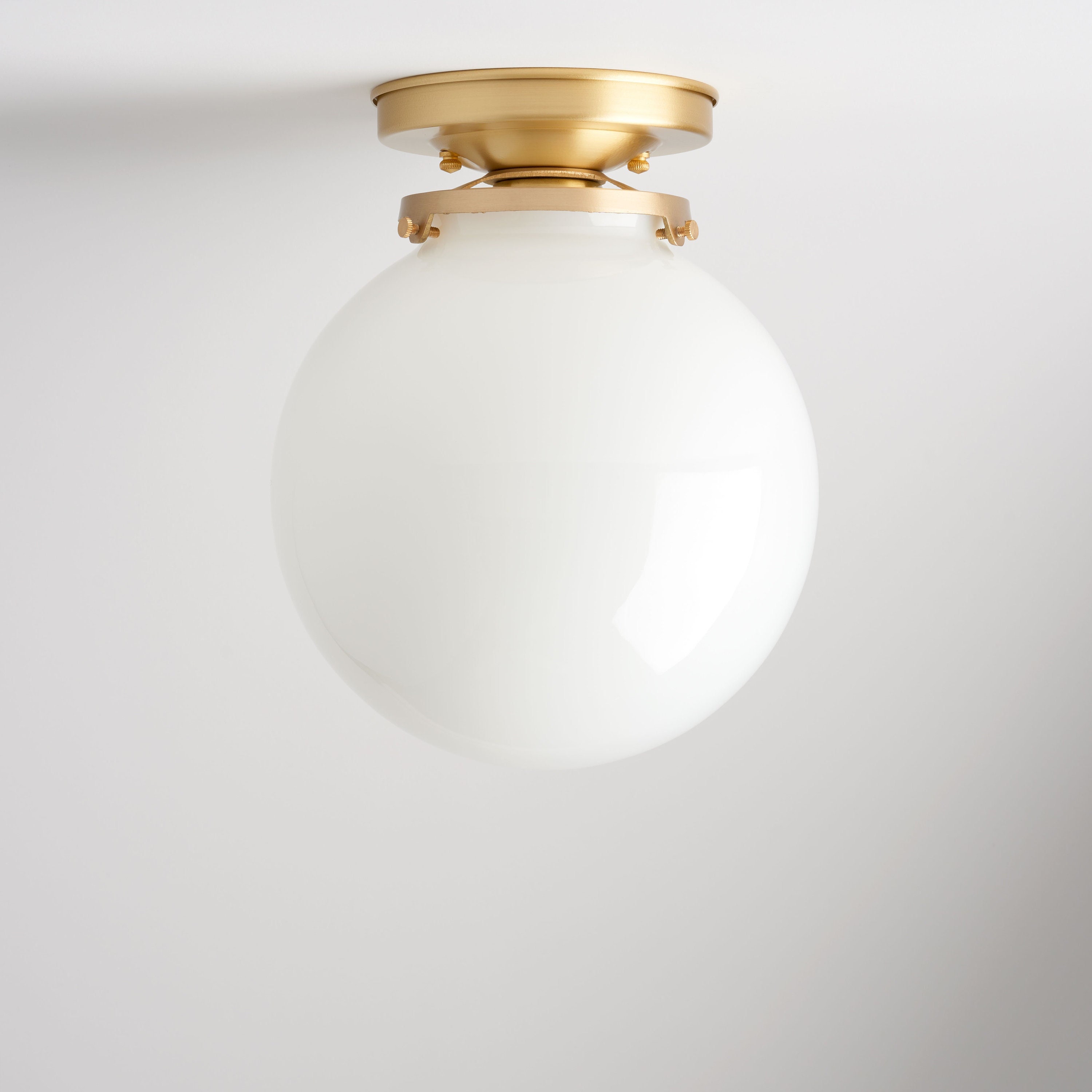 Globe ceiling light flush deals