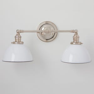 Lampe de cuisine, meuble-lavabo, luminaire mural, abat-jour en dôme en métal de 7 po.