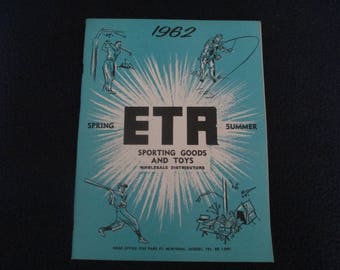 One ETA sporting goods and toys catalog,spring and summer of 1962