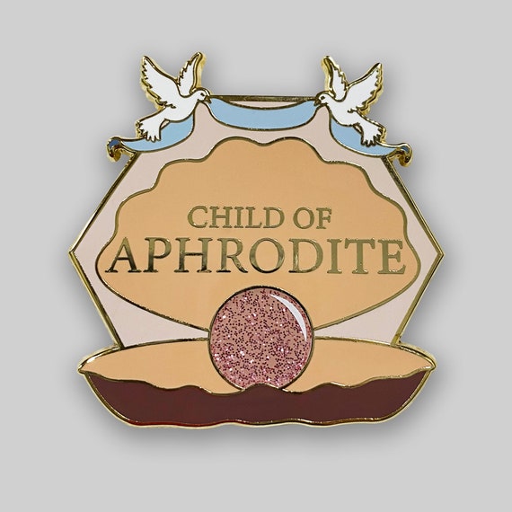 Child Of Aphrodite Enamel Pin Etsy