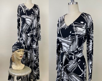 Sukienka maxi Lanvin z lat 70. w stylu vintage
