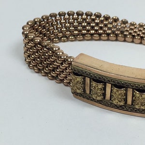 Antique 1800s Victorian Edwardian Gold Slide Chain Bracelet - Etsy