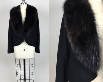 short fur evening jacket