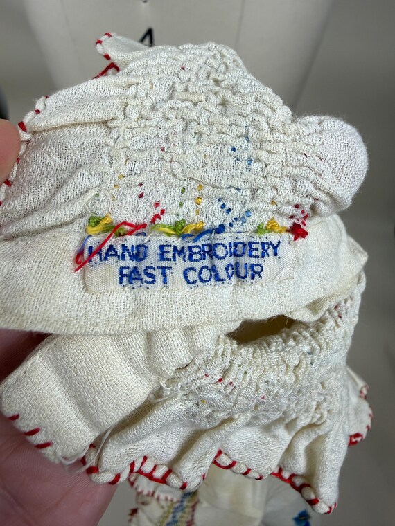 Vintage 1940s Bohemian Hungarian Embroidered Folk… - image 10