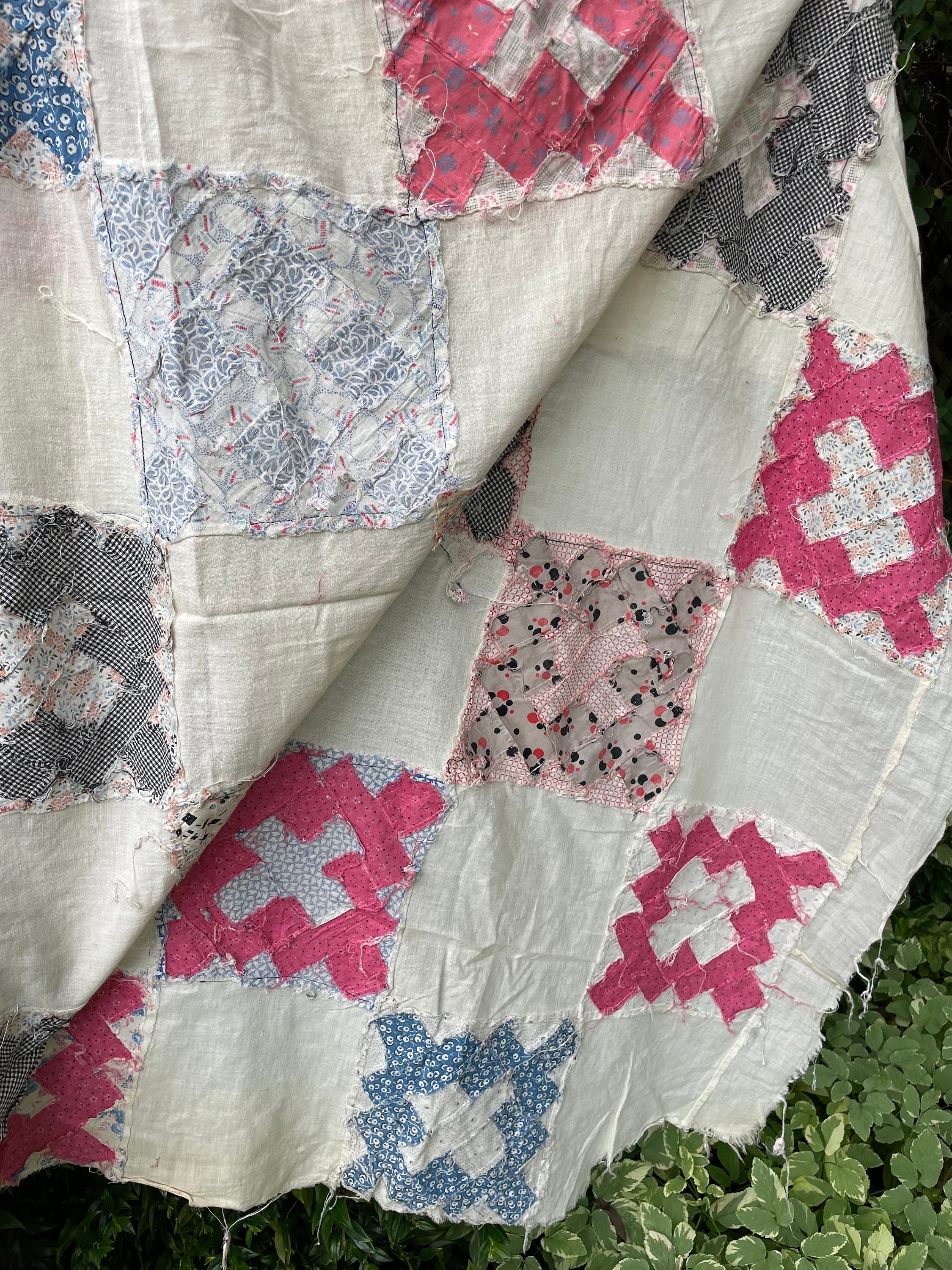 よしよし OLD CALICO PATCH WORK QUILT よしよし OLD CALICO