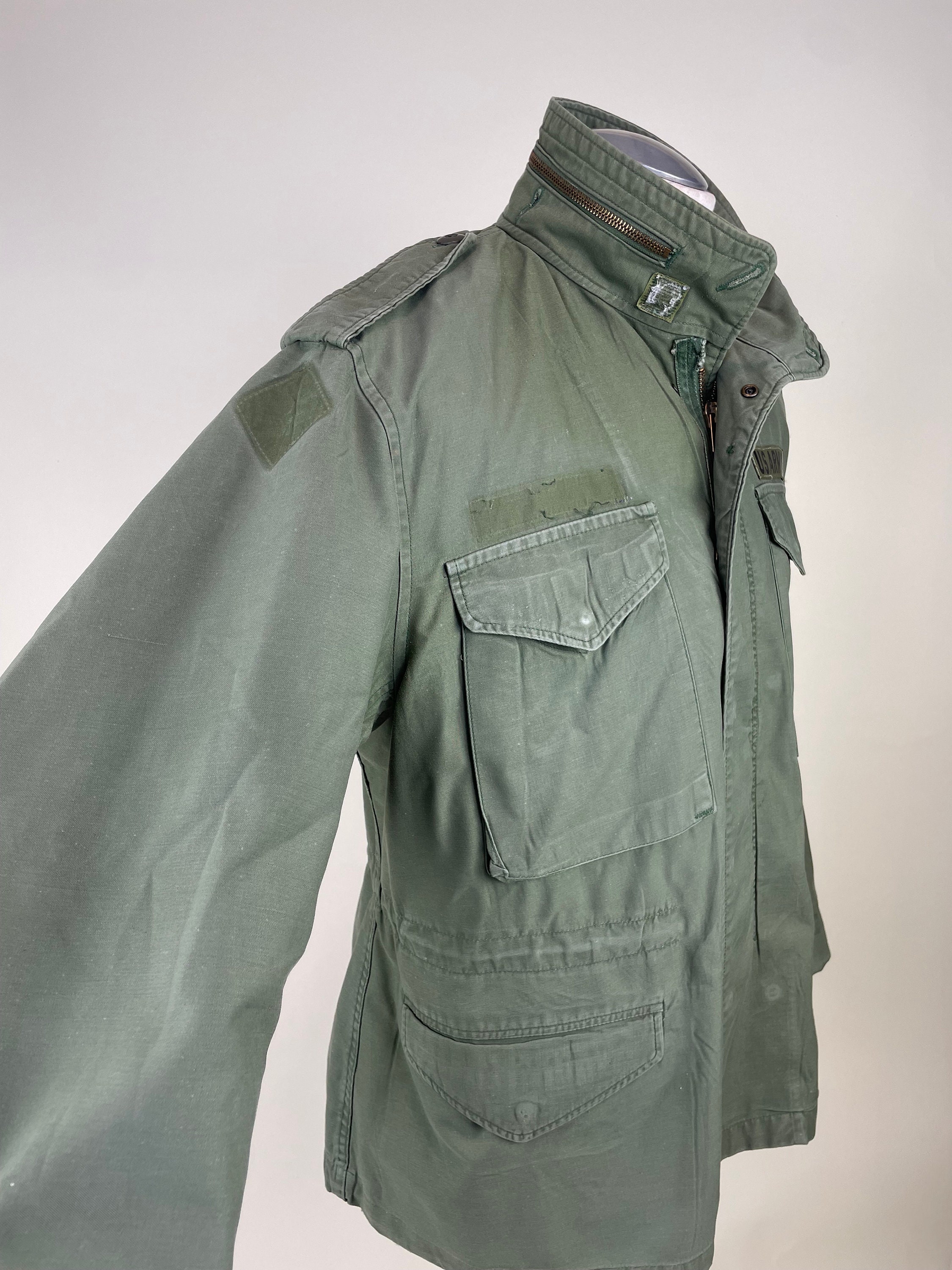 Vintage 1970s 1973 Military Army DSA100 Vietnam Era Green