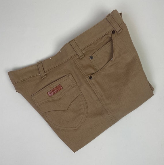 Mens tan levi jeans sale