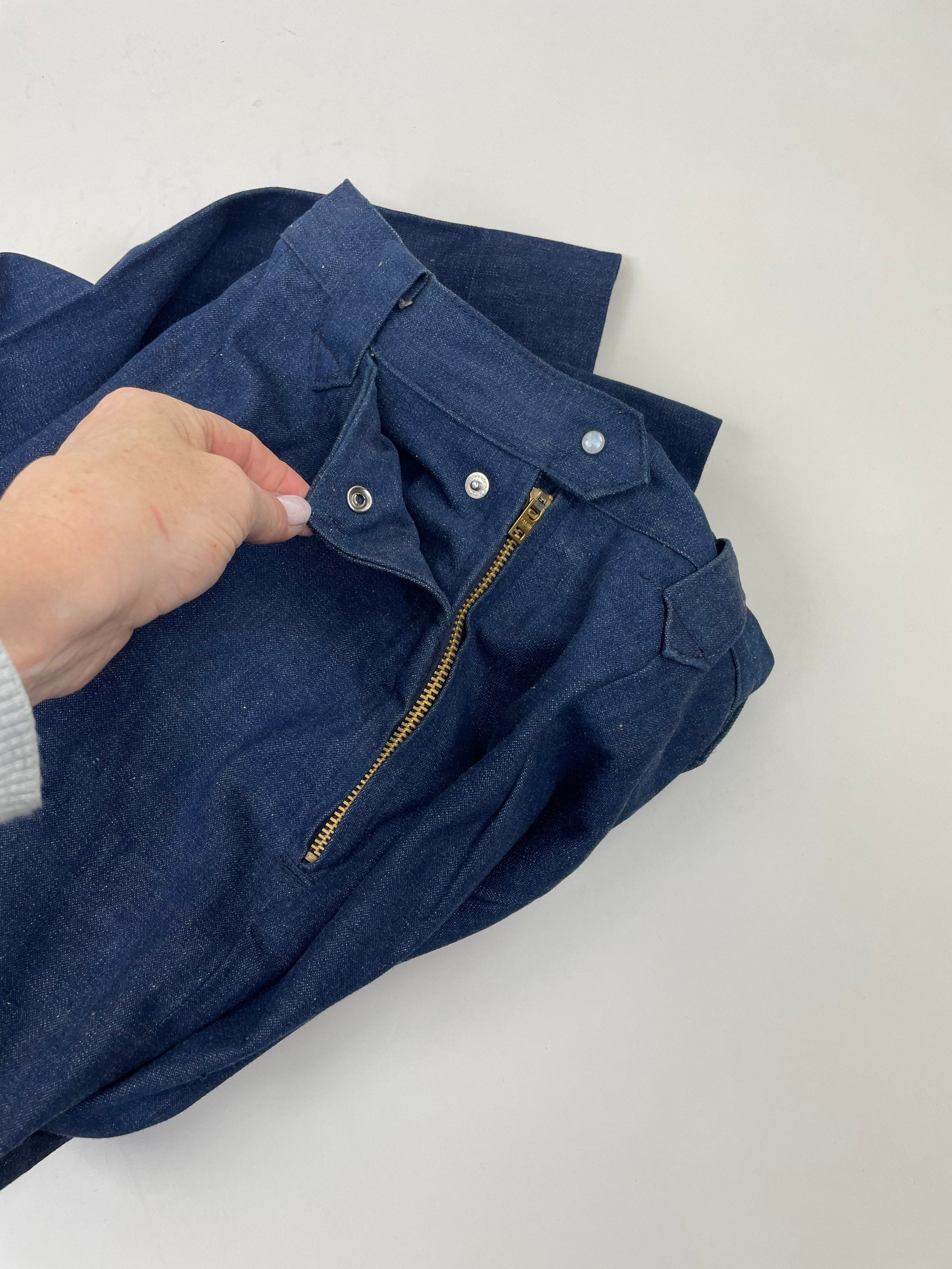 LEVI’S / 50's short horn ranch pants Levi's Short Horn Ranch Jeans // 1950's Sanforized Dark