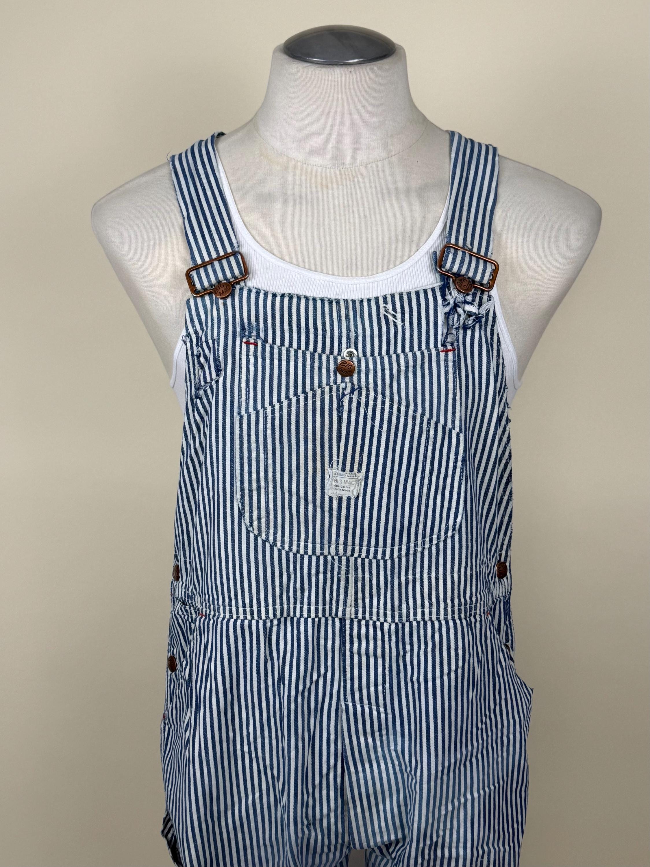 ヴィンテージ ビッグマック ブルー ホワイト ヒッコリー ストライプ