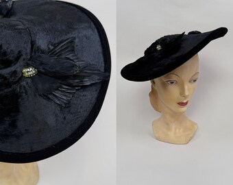 Vintage Kathy Jeanne Fedora Wool Hat Belfry Gardiner Wool Felt Fedora Hat with Grosgrain Band  main image 2