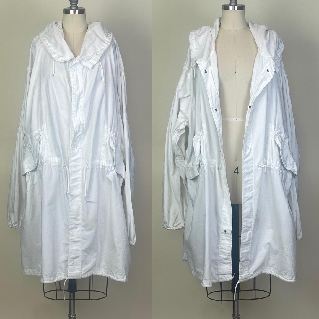 M-1950 ホワイト  parka Lサイズ U.S ARMY 50年代 USA製 M-1950 スノーパーカー MIL-P-10809 ホワイト