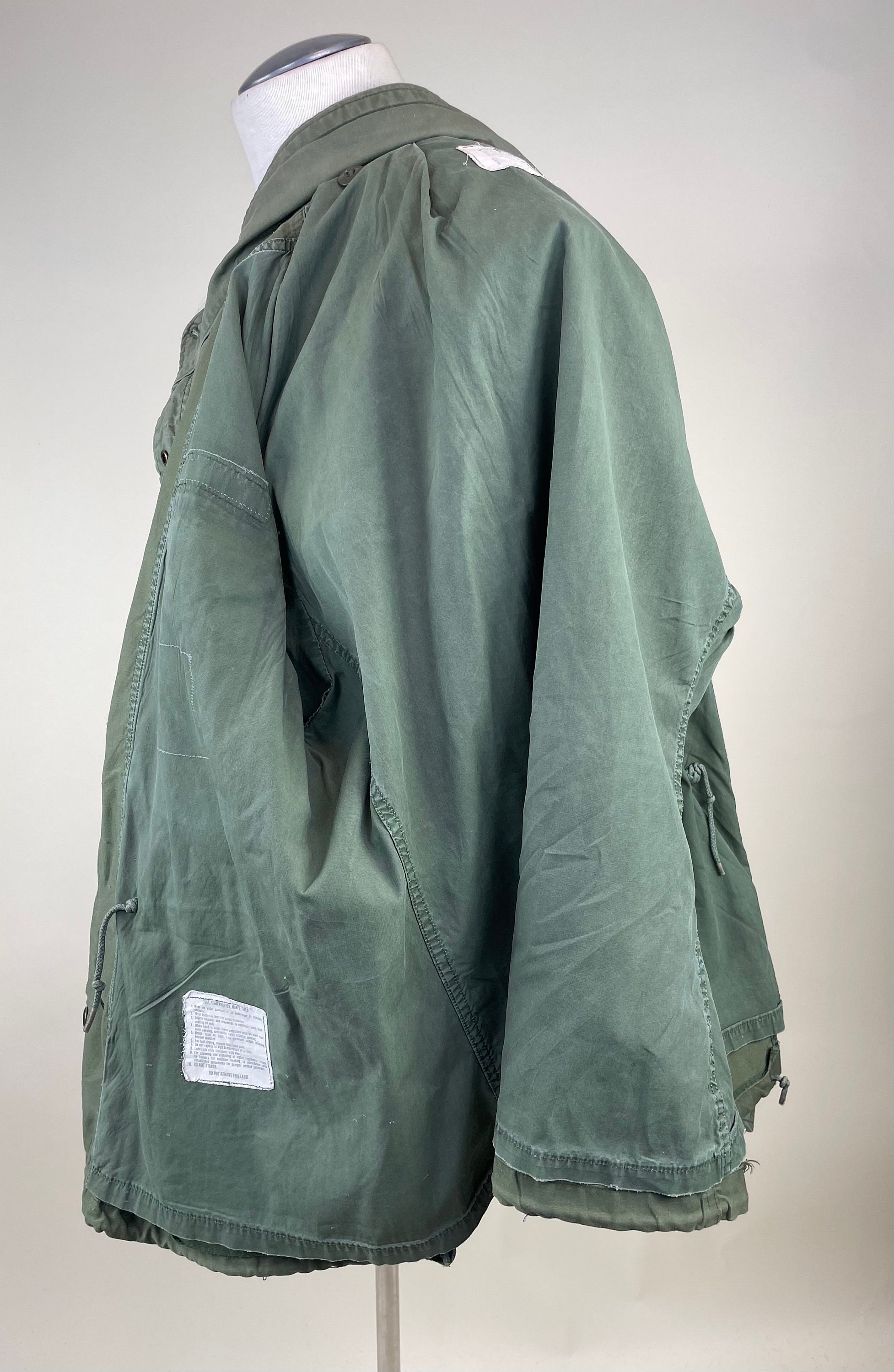 Vintage 1973 Vietnam Era Military Field Jacket - DSA100 Green - Etsy