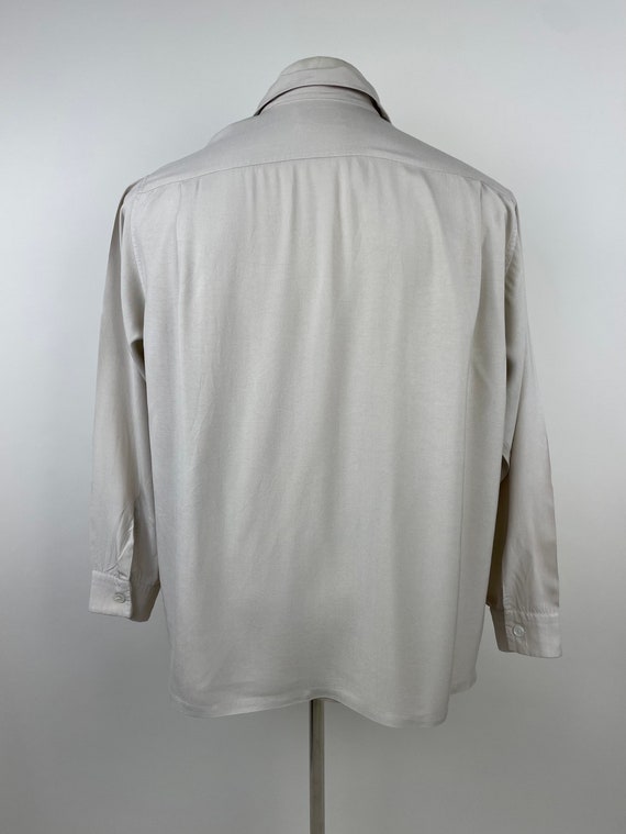 Vintage 1950s Mens Rayon Shirt / 50s Kentfield Lo… - image 5