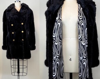 ヴィンテージ 1950年代 1960年代 ミンクファー ショートラップ ケープ
