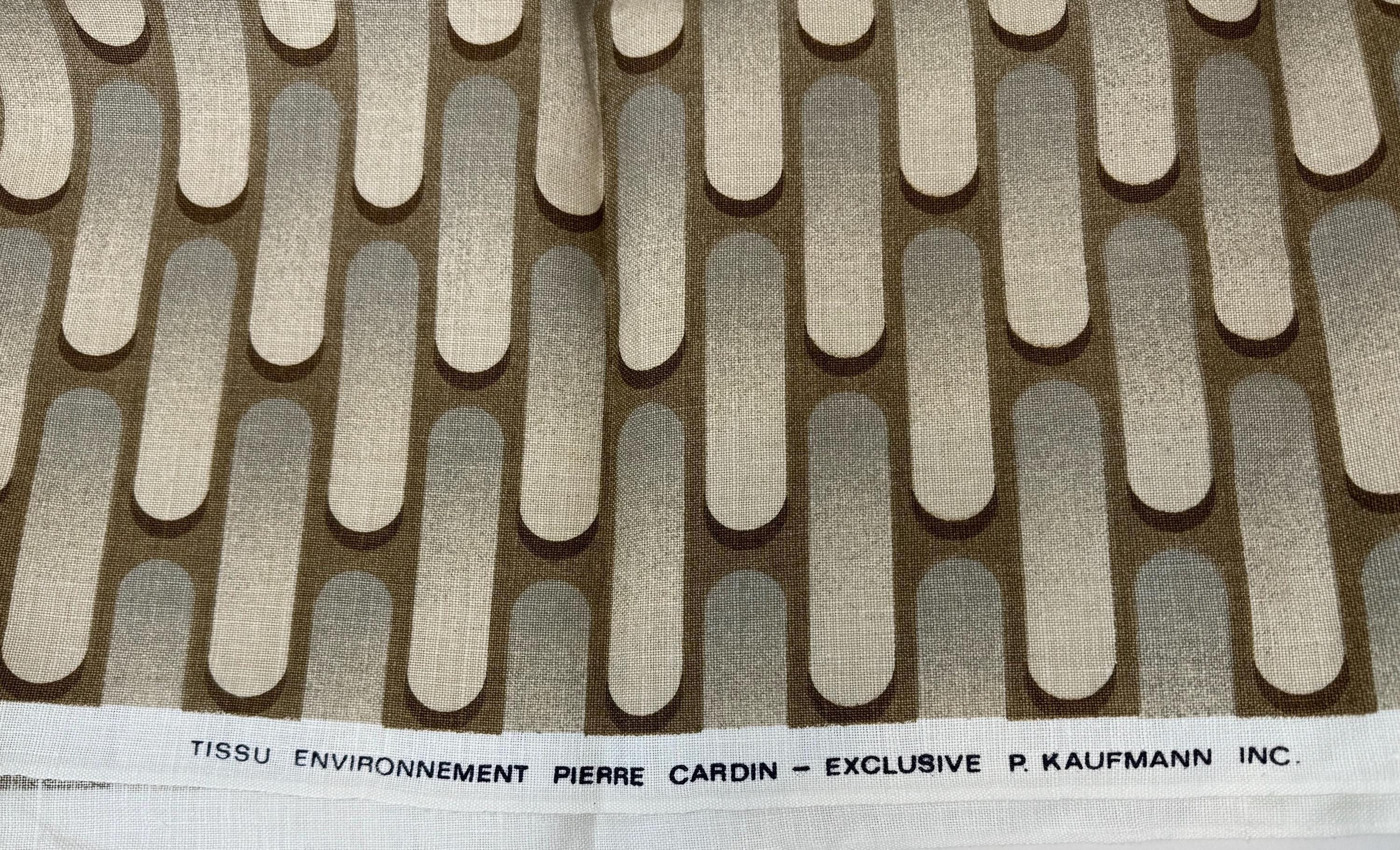 Vintage Mid Century Danish Modern Upholstery Fabric / Tissu