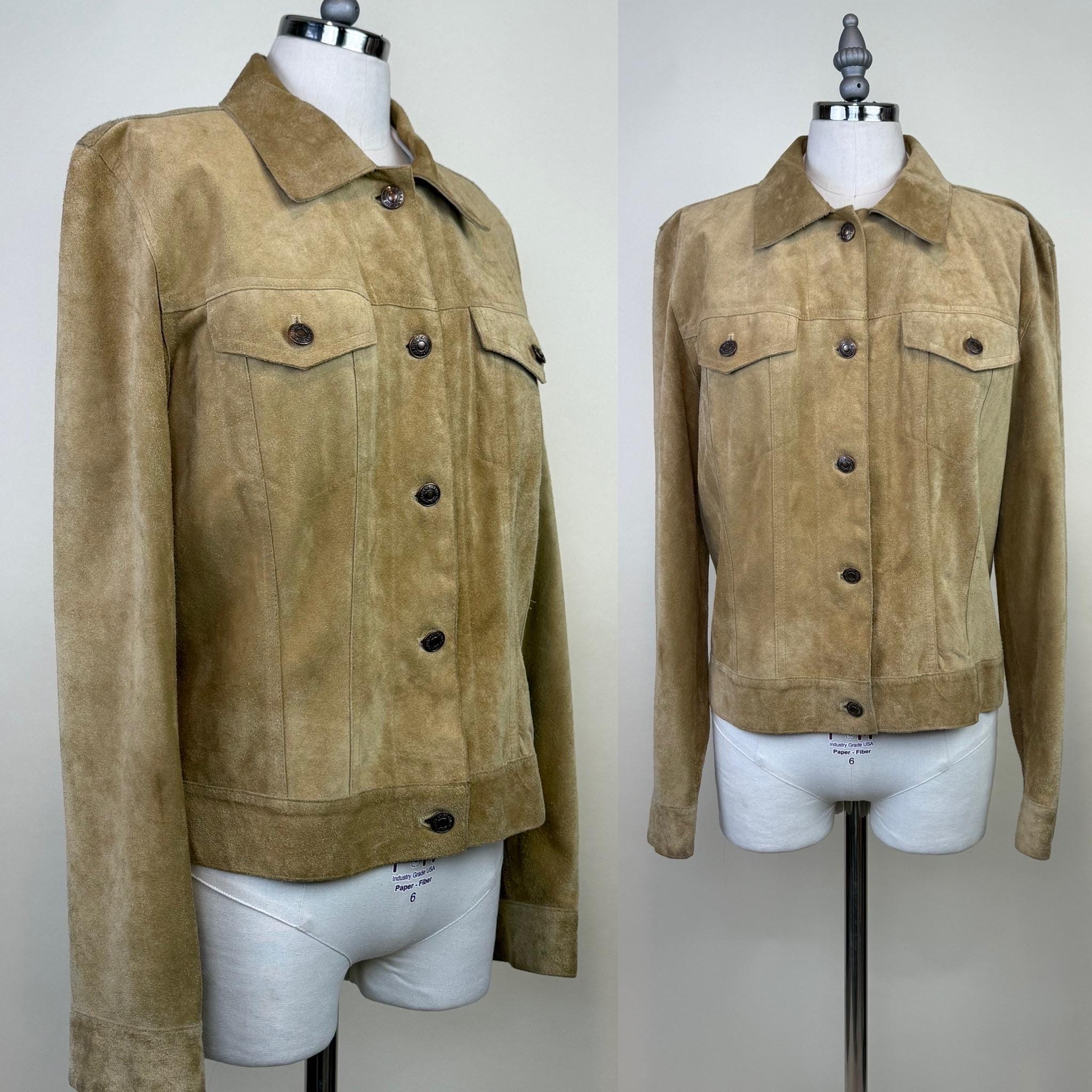 Vintage Levis Suede Leather Jacket - Etsy