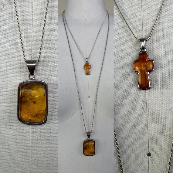 Vintage Amber Necklaces / Your choice
