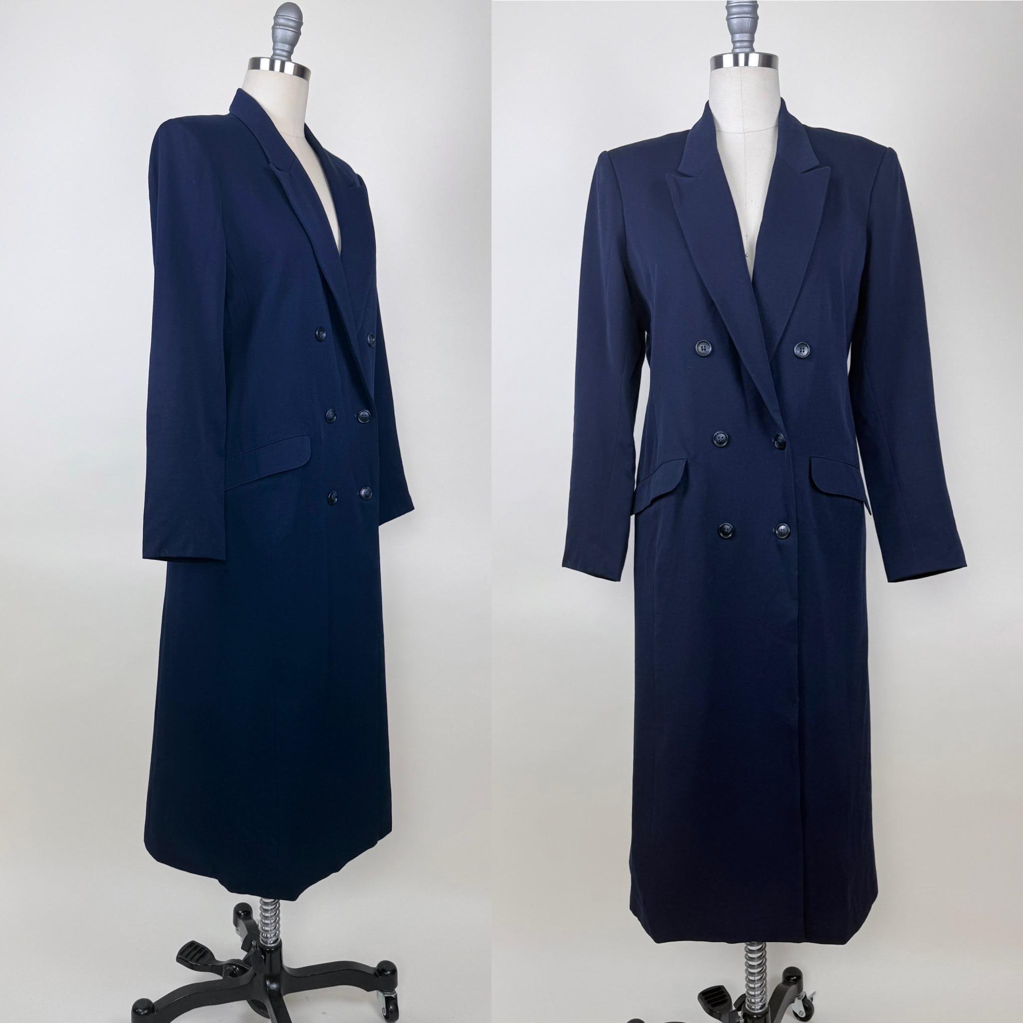 Wool Gabardine Trench Coat - Etsy