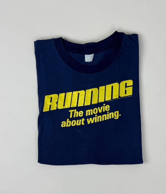 Vintage 1970s 1979 Nike Running the Movie About Winning T Shirt