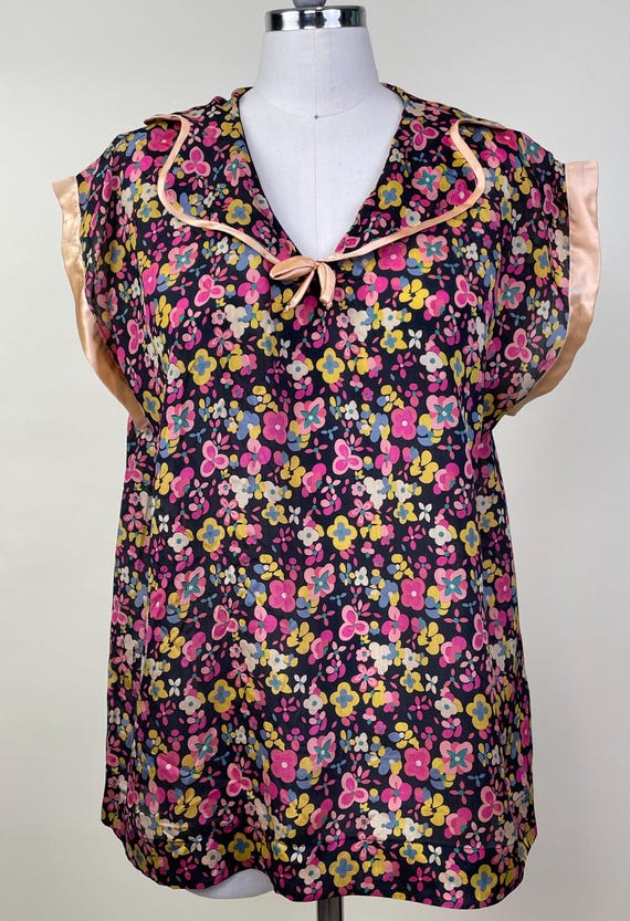 Vintage 1920s Silk Beach Pajamas / 20s 30s Lounge… - image 2