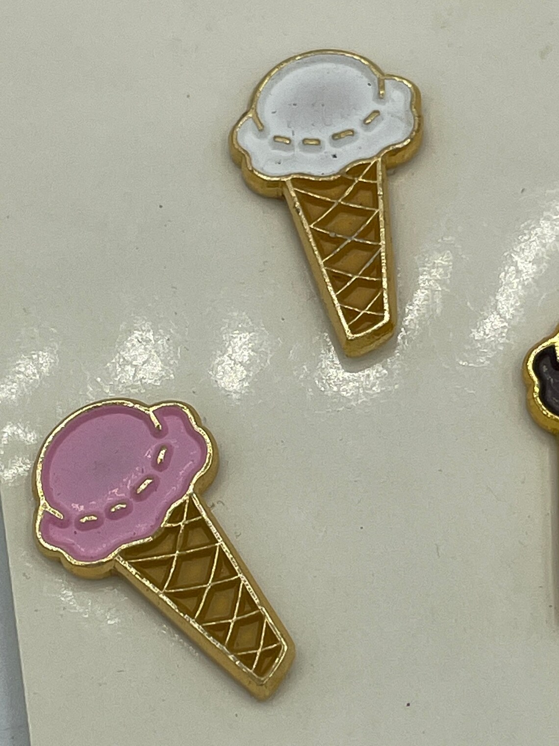 Vintage 1970s Ice Cream Cone Child Children's JHB Button Etsy