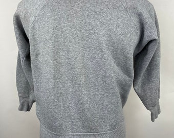 希少 50s~ USA製 Vintage Blank Sweat Shirt 1950's Authentic Vintage “V” Front Blank Plain Sweatshirt