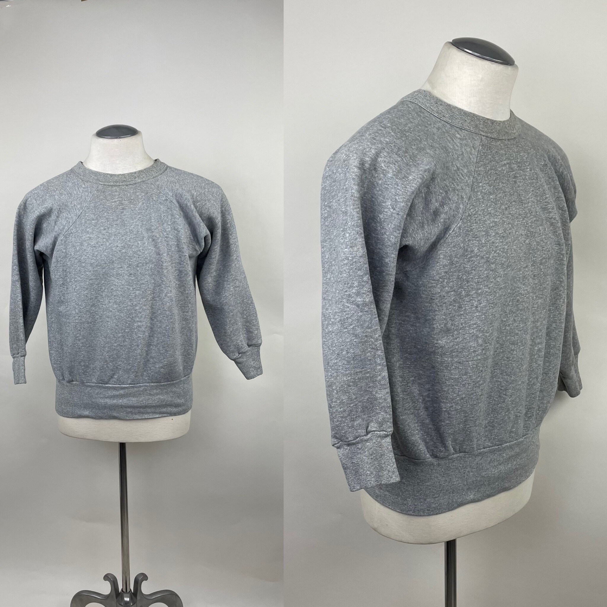 Vintage 1950s Healthknit Gray Athletic Pullover 100% Cotton Vintage 1950s Healthknit Gray Athletic Pullover 100% Cotton