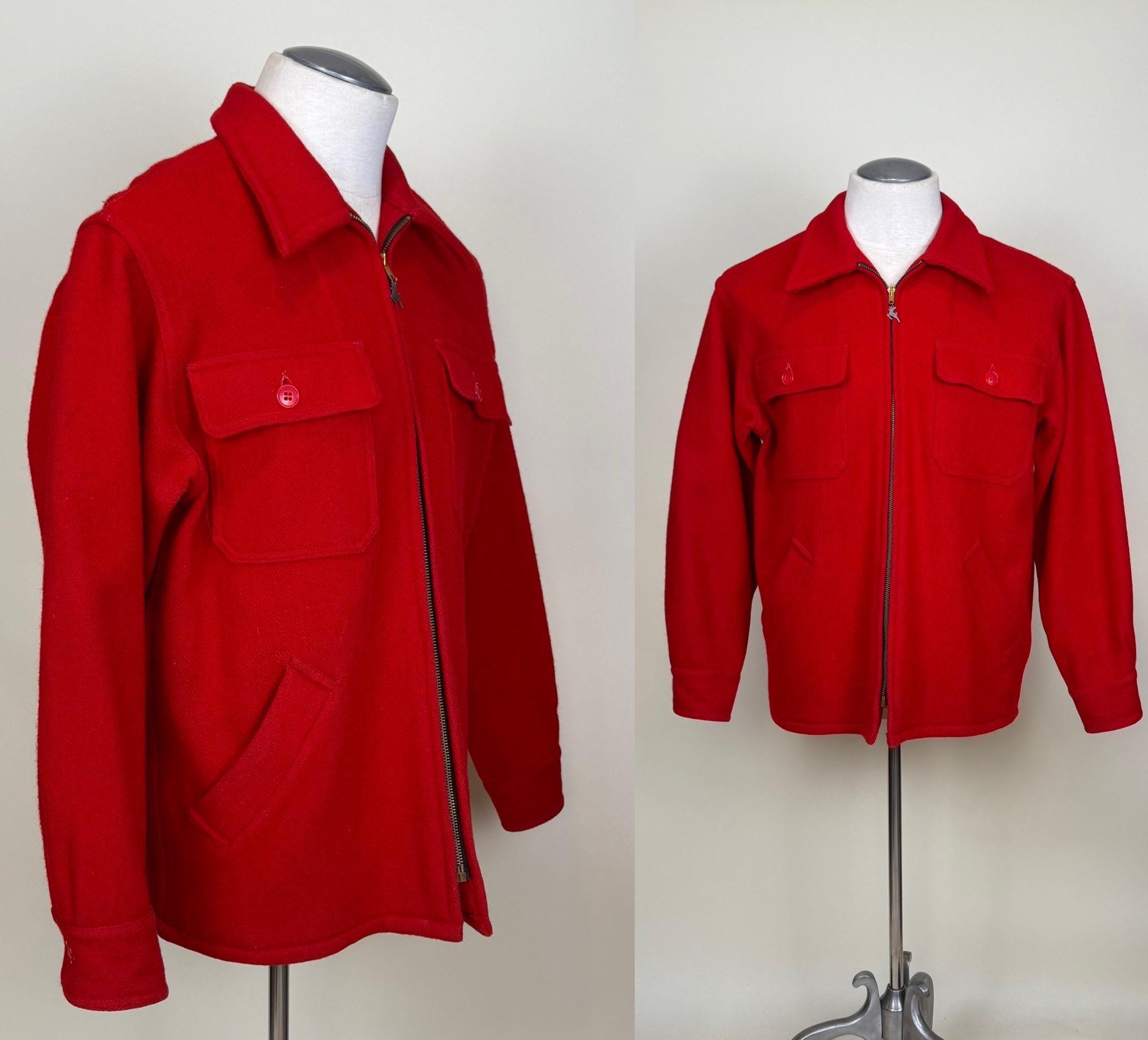 ヴィンテージ 1950年代 ホワイトスタッグ レッドウール クルーザー