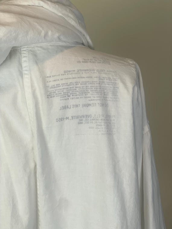 Vintage M-1950 White Fishtail Parka: Military Overwhite Camo