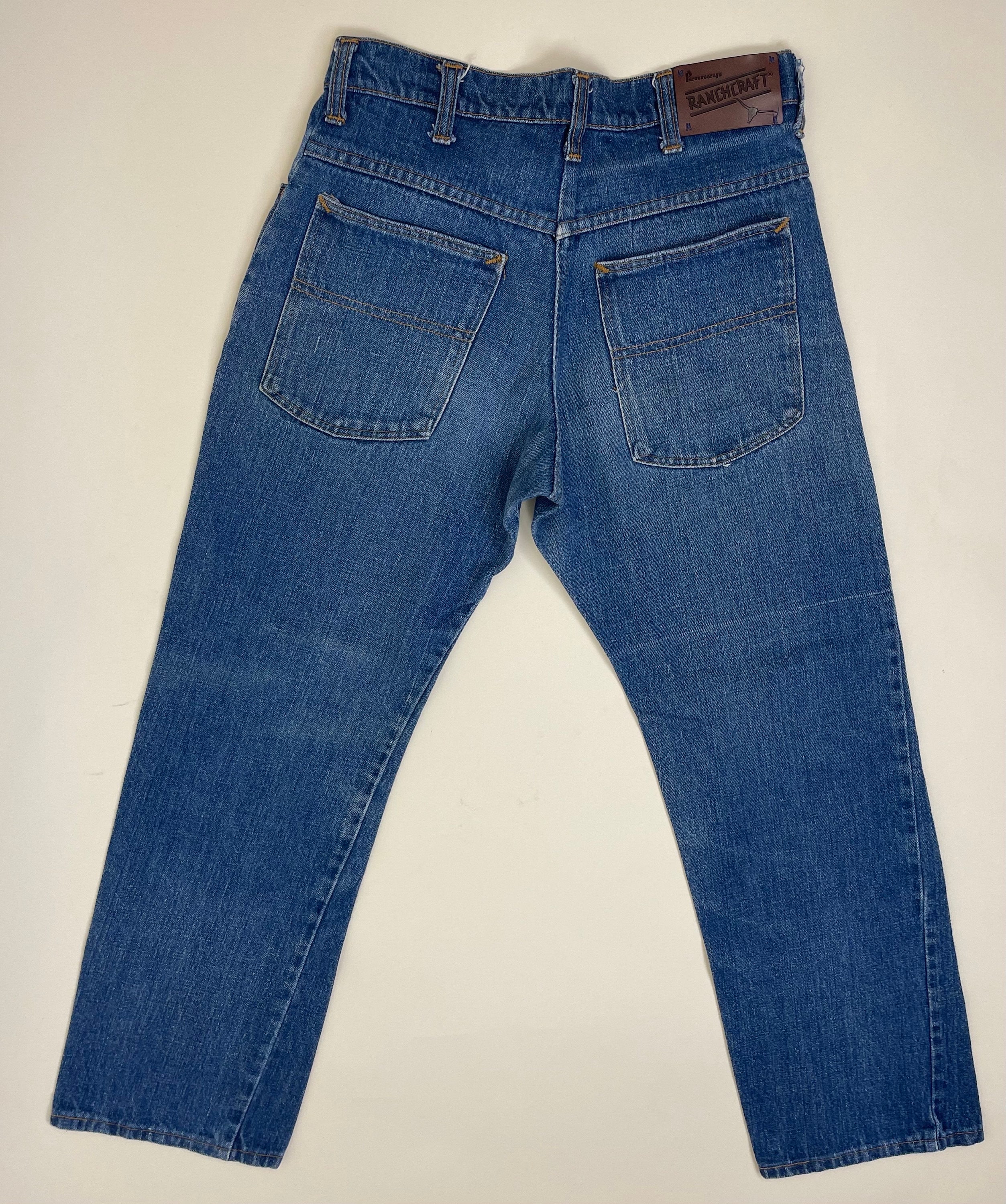 Vintage 1960s JCP Penney's Ranchcraft Denim Jean Pants / 60s Vintage 1960s JCP Penney's Ranchcraft Denim Jean Pants / 60s