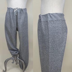 Vintage 70s Sears Cotton Sweatpants: Heather Gray Athletic Wear XL