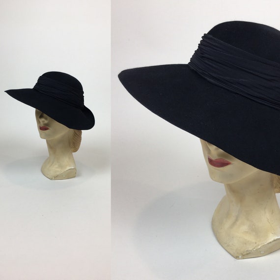vintage 1930s 1940s Faye Dunaway Film Noir Stetson