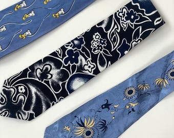 Vintage 1940s 1980s Silk Tie