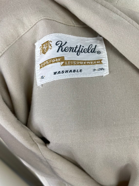 Vintage 1950s Mens Rayon Shirt / 50s Kentfield Lo… - image 6