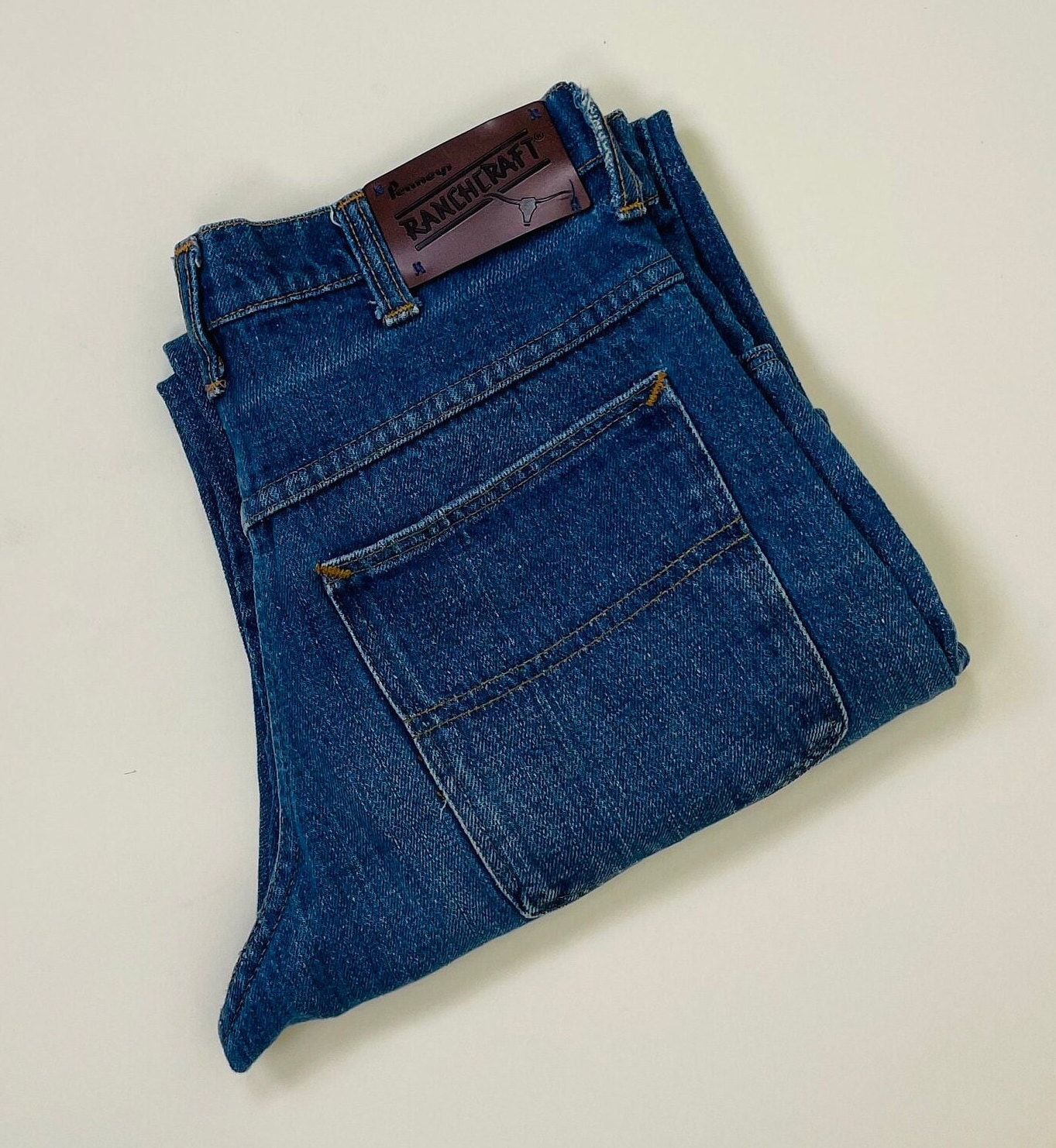 Vintage 1960s JCP Penney's Ranchcraft Denim Jean Pants / 60s Vintage 1960s JCP Penney's Ranchcraft Denim Jean Pants / 60s